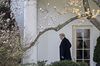 U.S. President Donald Trump walks out of the Oval Office of the White House in Washington, D.C., U.S.