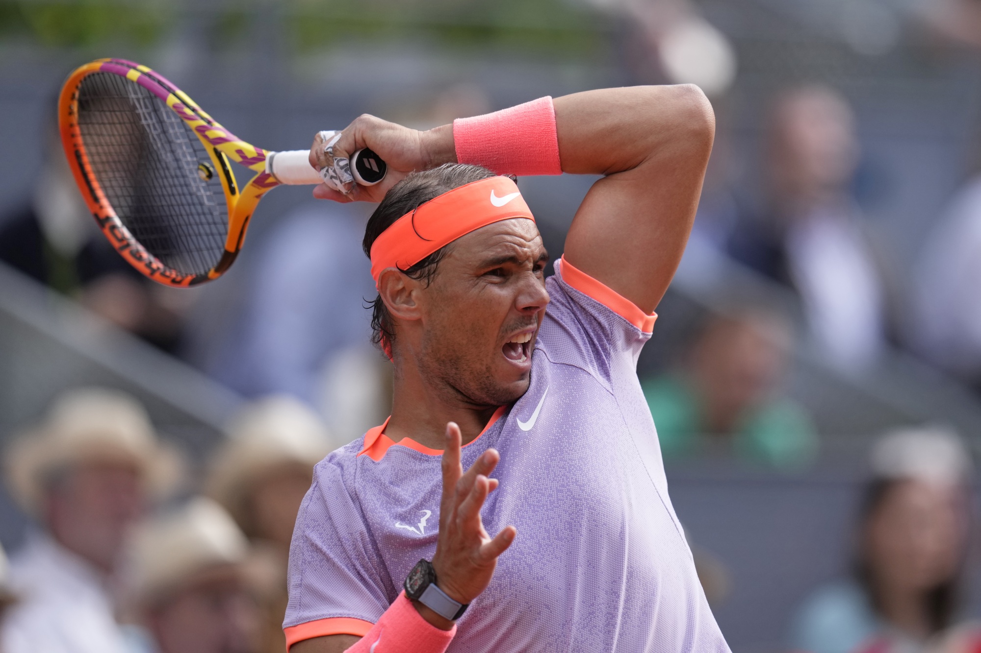 Nadal Tested In A 3-hour Win Over Cachin At Madrid. Swiatek Reaches The ...