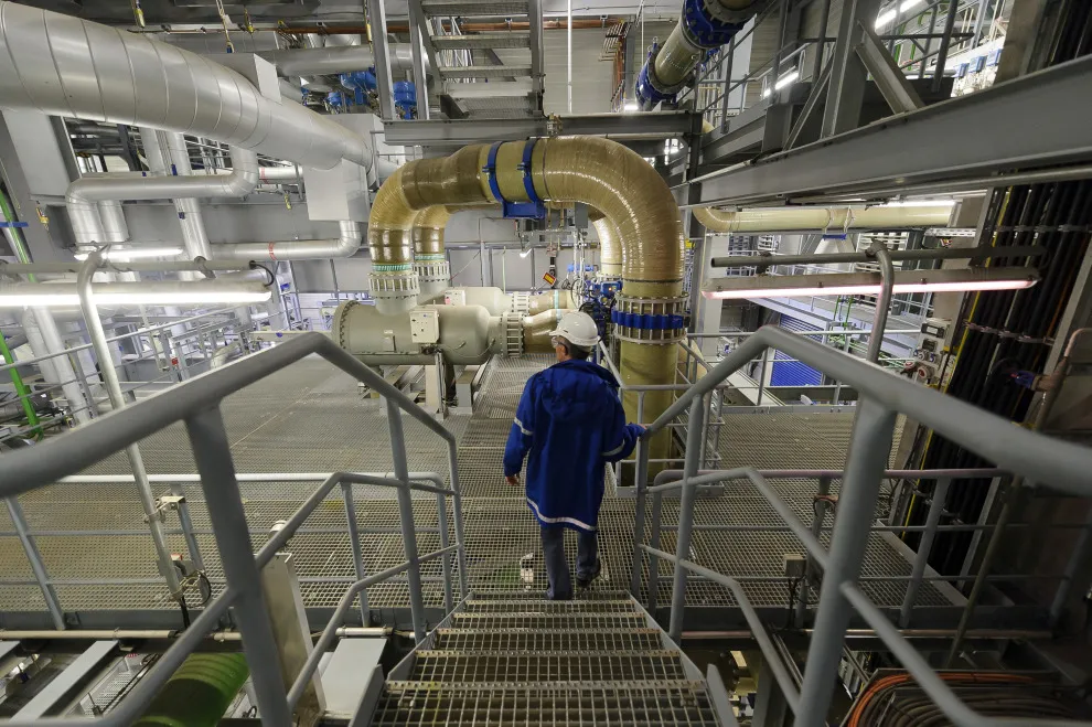 A gas-fired power station in Lingen, Germany