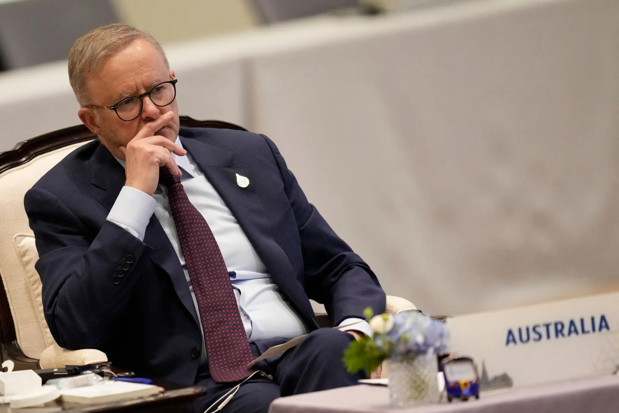 Anthony Albanese in Bangkok on Nov. 18.