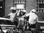  Chicago police subdue a protester after a demonstration for Puerto Rican independence in June 1977. 