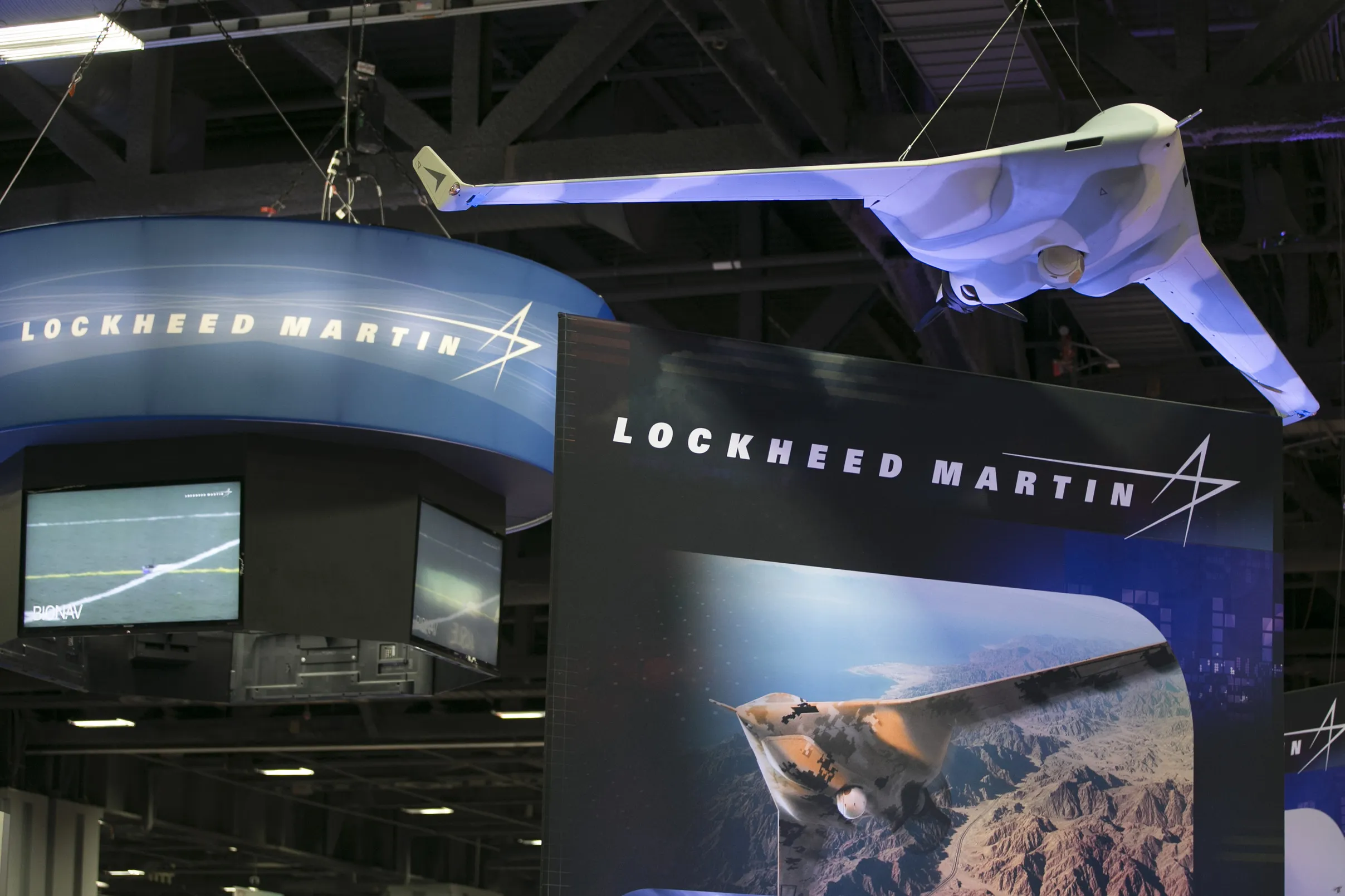 Exhibit Hall Views Of The AUVSI Drone Conference