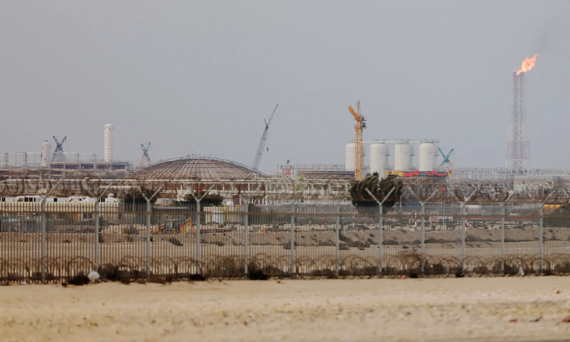 Ras Laffan Industrial City in Qatar.
