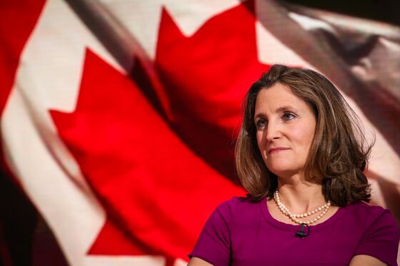 Canada's Freeland Upbeat on Nafta Talks, Wants Quick Conclusion