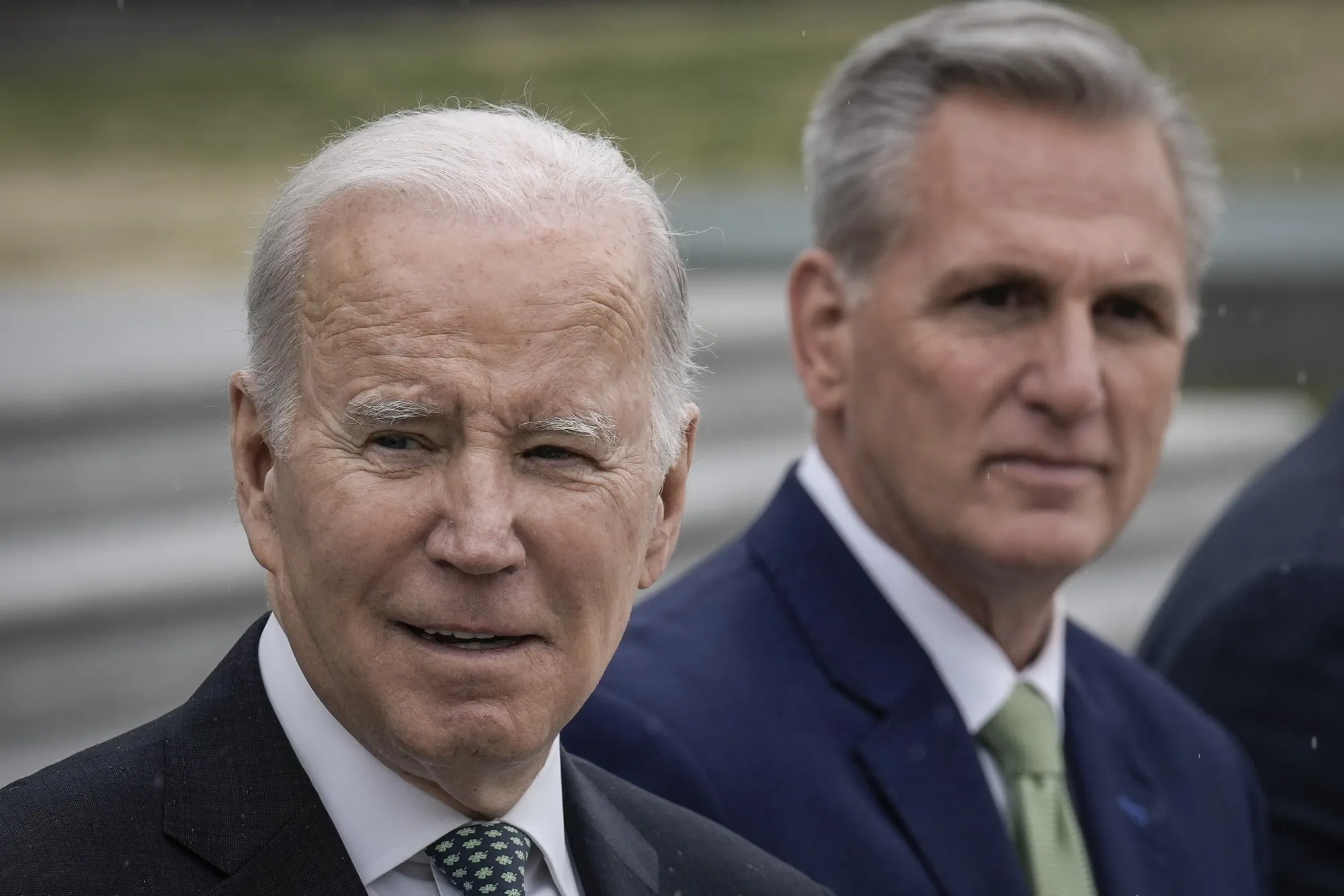 Joe Biden and Kevin McCarthy.