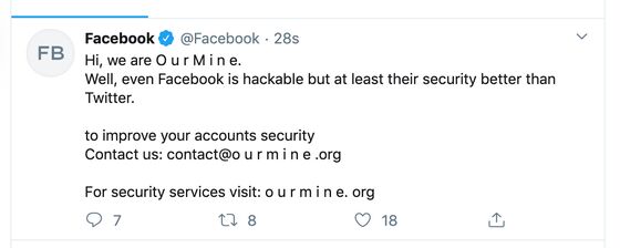 Facebook’s Twitter Account Appears to Have Been Hacked