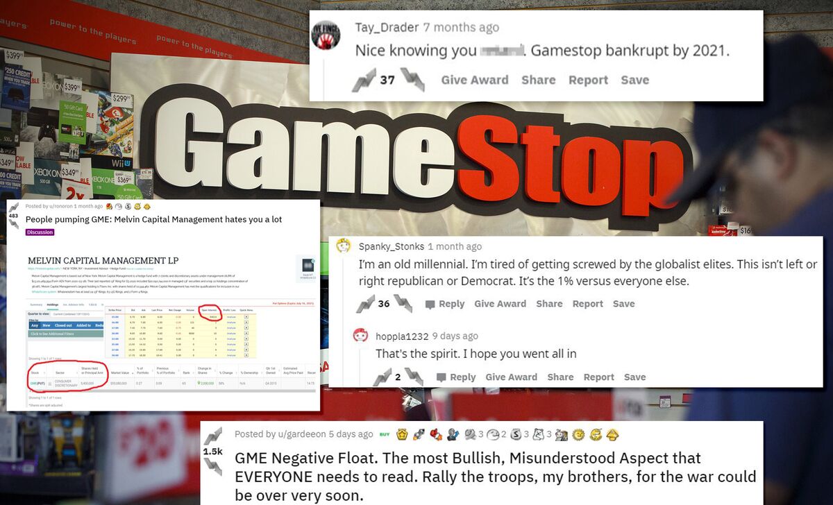 How Reddit S Wallstreetbets Pushed Gamestop Gme Shares To The Moon Bloomberg