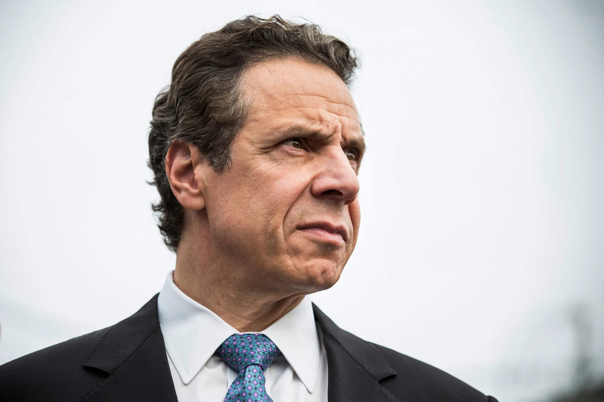 New York Governor Andrew Cuomo, whose own administration is being probed by federal prosecutors, must advance his second-term agenda amid ethical muck. Photographer: Andrew Burton/Getty Images
