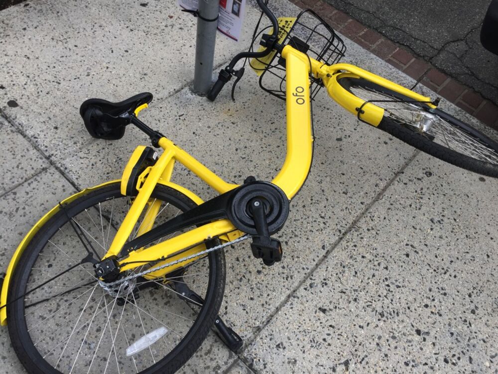 ofo dockless bikes