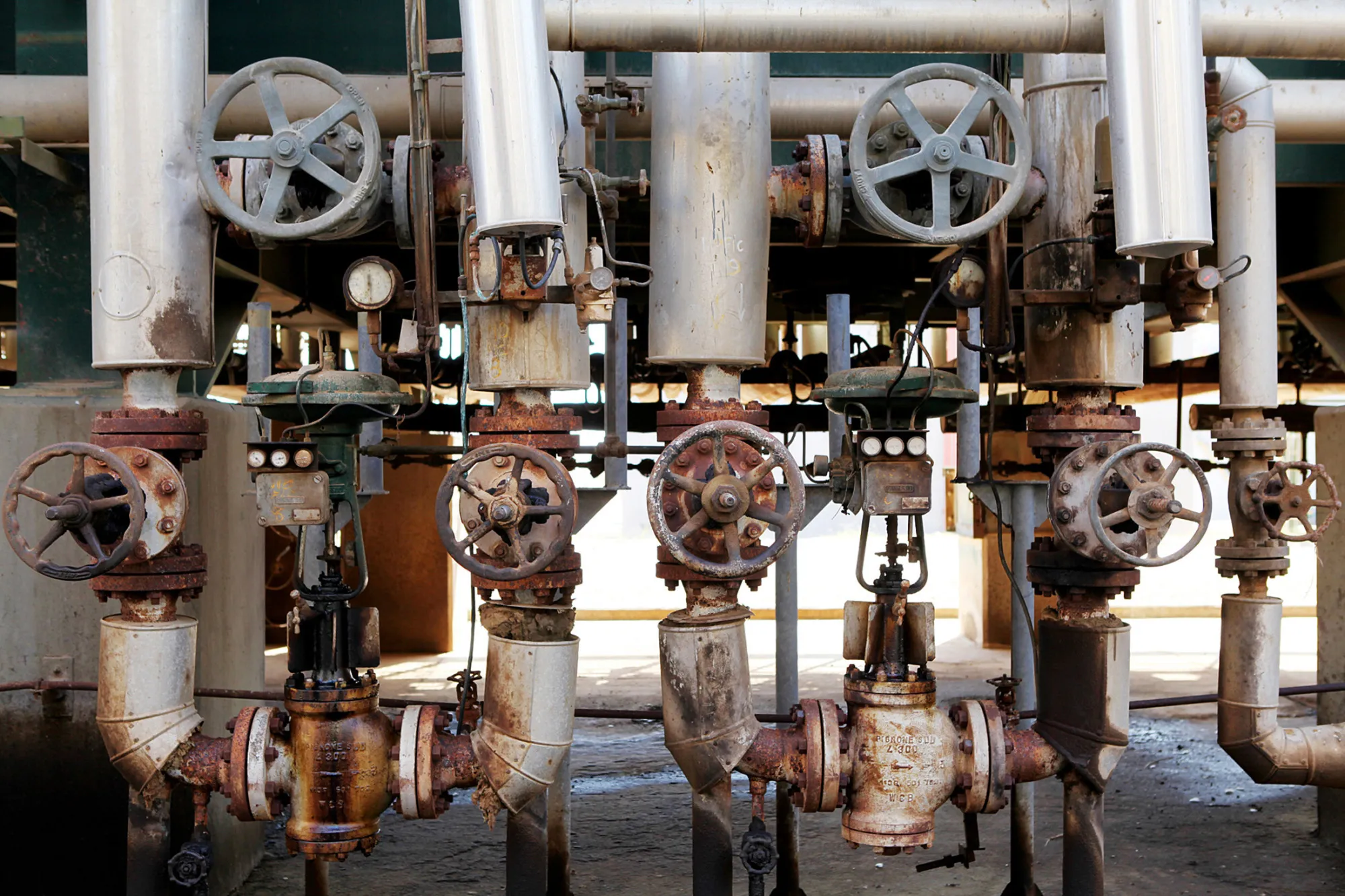 The Zawiya oil refinery near Tripoli, Libya.
