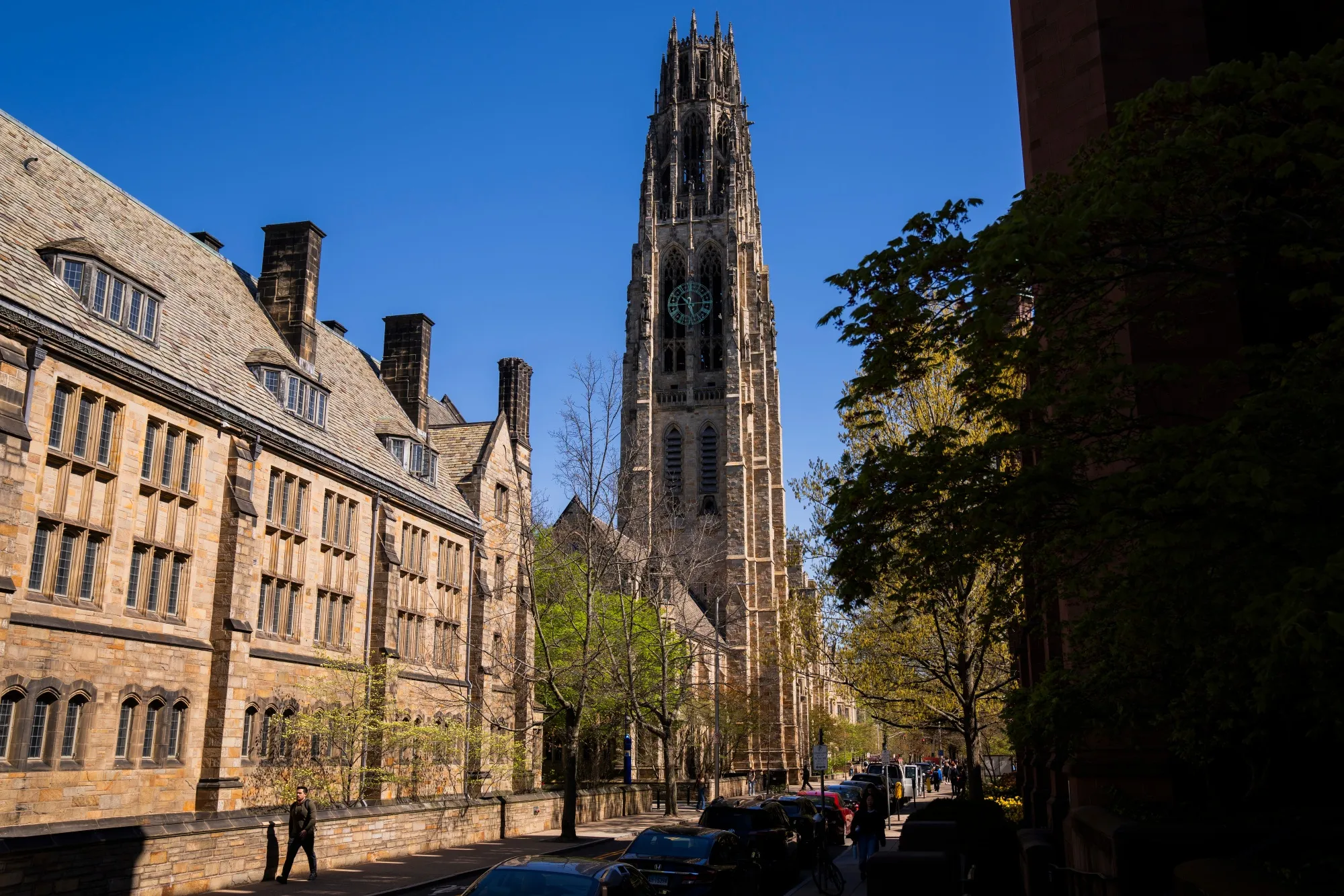 The Yale University campus in New Haven, Connecticut.