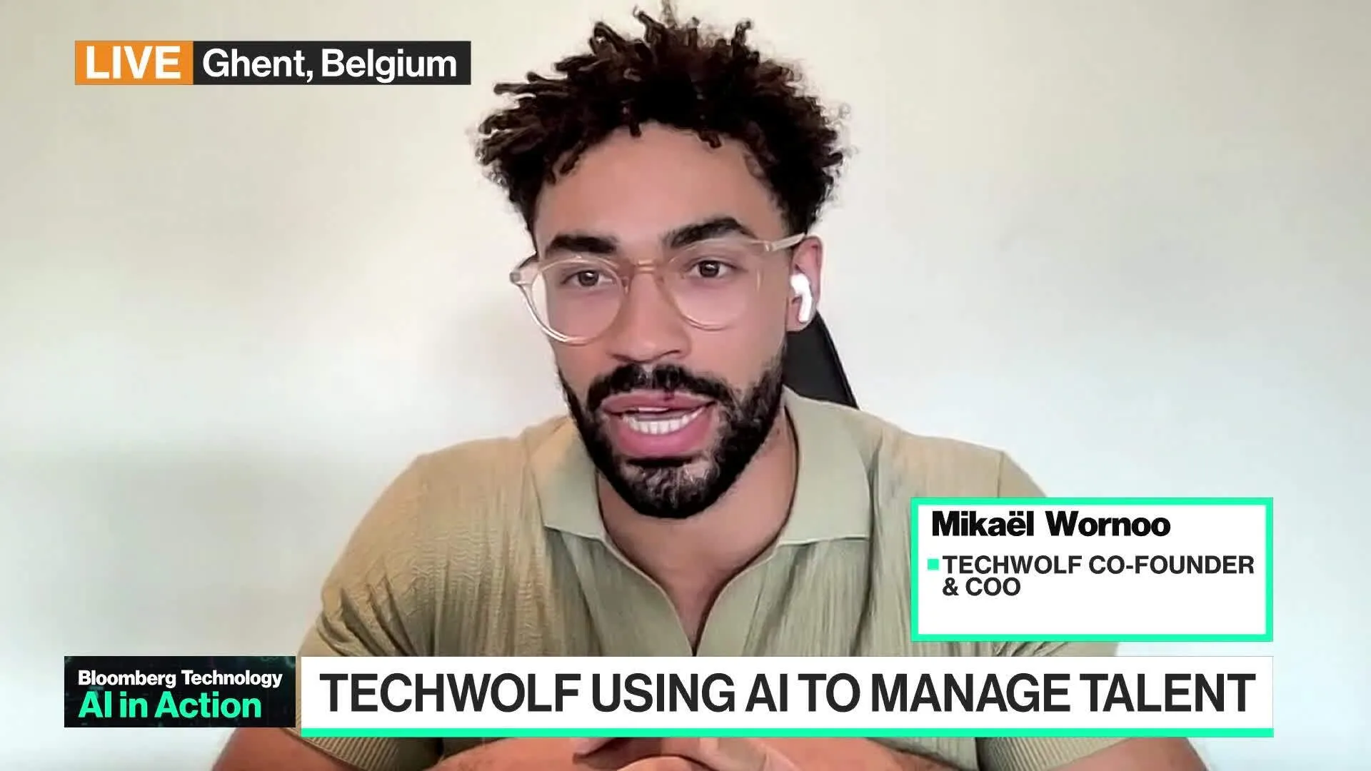 Watch TechWolf Using AI to Manage Talent - Bloomberg