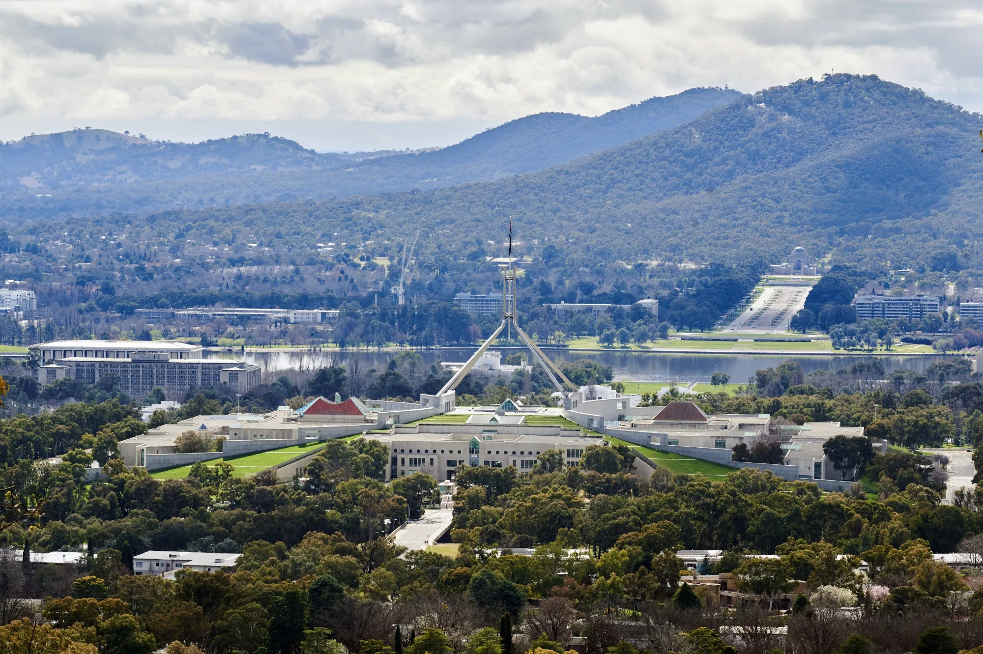 Parliament House in Canberra.