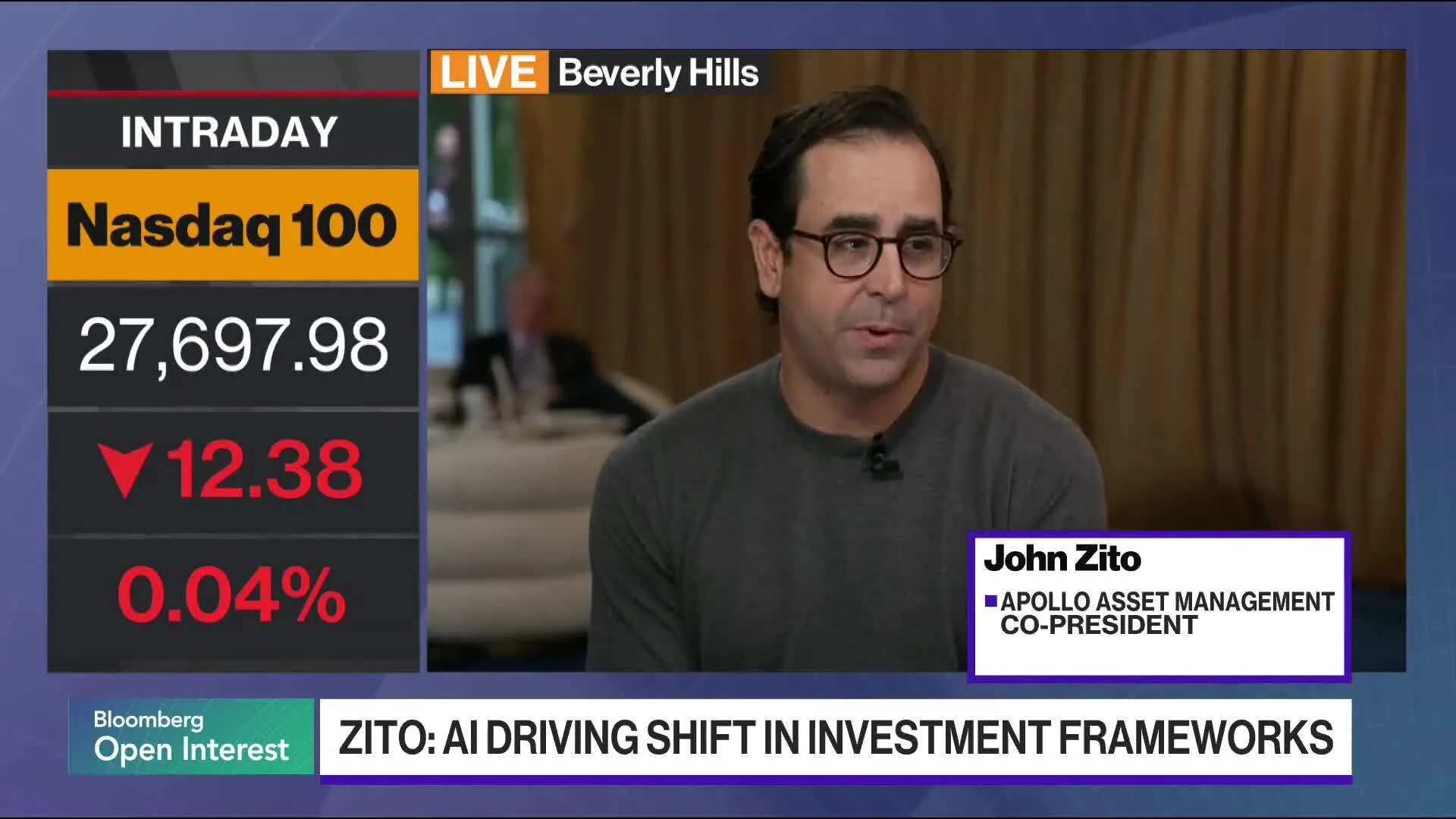 bloomberg.com - Watch John Zito on Financial Markets, Investment Strategies, AI