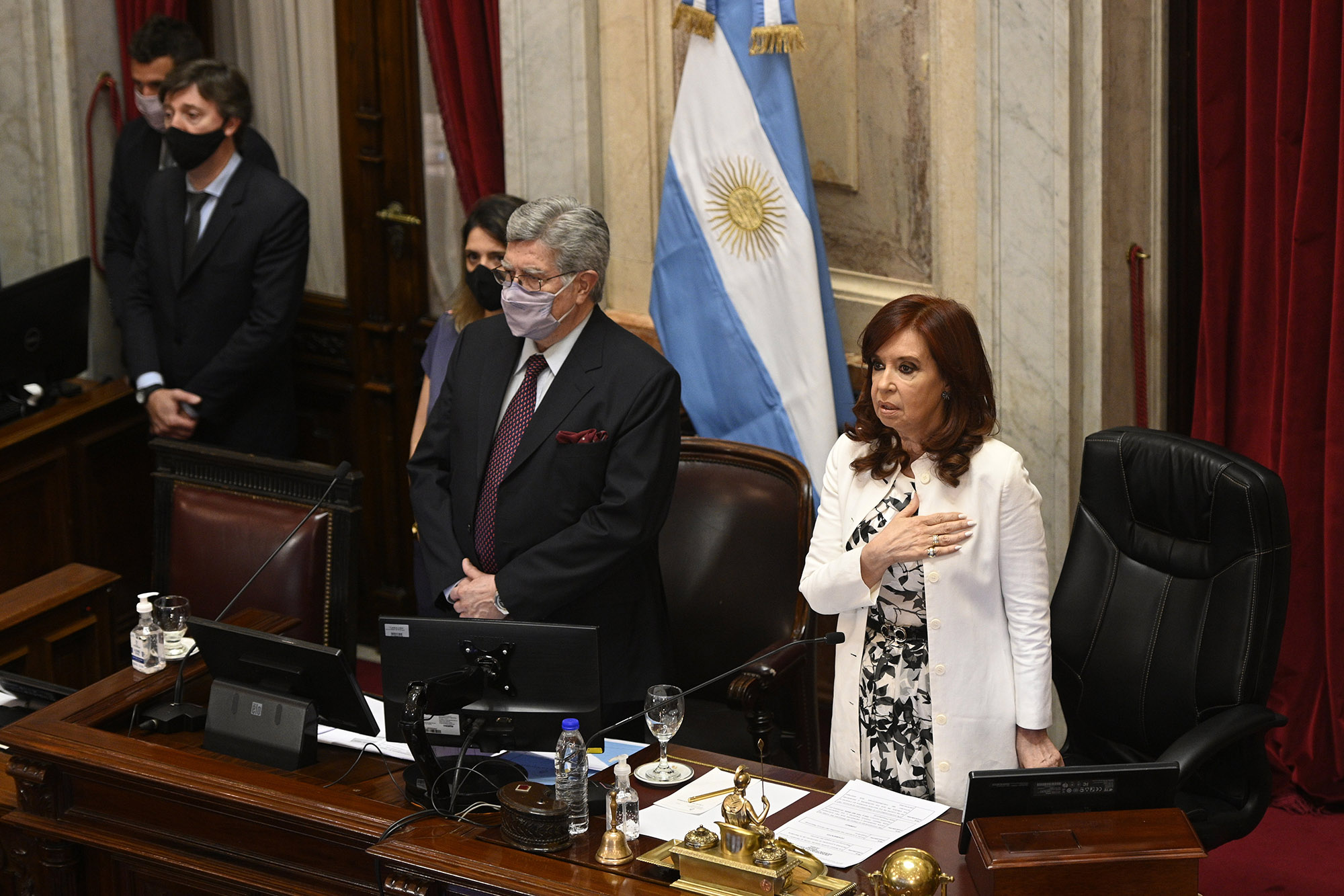 Cristina Fernandez de Kirchner at the Congress in Buenos Aires on Dec.&nbsp;4.&nbsp;