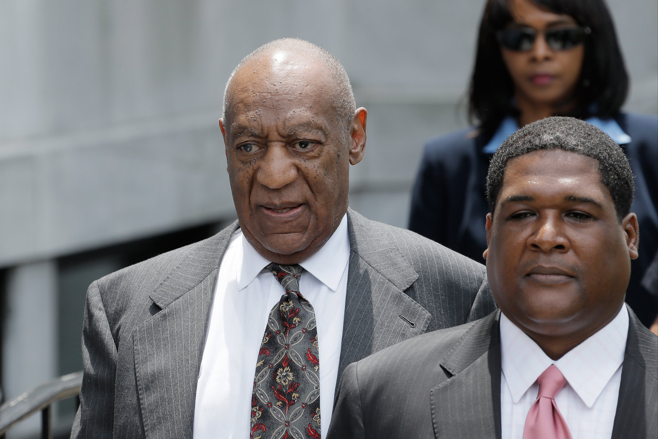 Bill Cosby leaves the Montgomery County Courthouse after a preliminary hearing on May 24, 2016 in Norristown, Pa.
