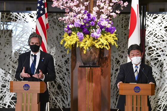 China Sits Atop Agenda as Biden, Suga Meet Amid Taiwan Tension