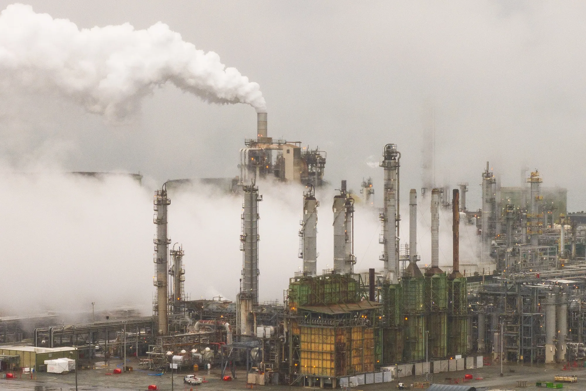 The Marathon Petroleum Corp. Anacortes Refinery in Anacortes, Washington.