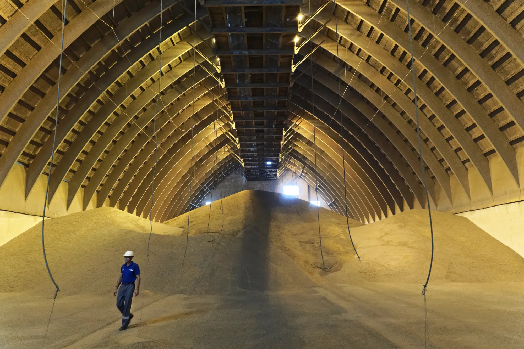 A&nbsp;grain storage facility, operated by Bunge Ltd., at Nikolaev port in Nikolaev, Ukraine.&nbsp;