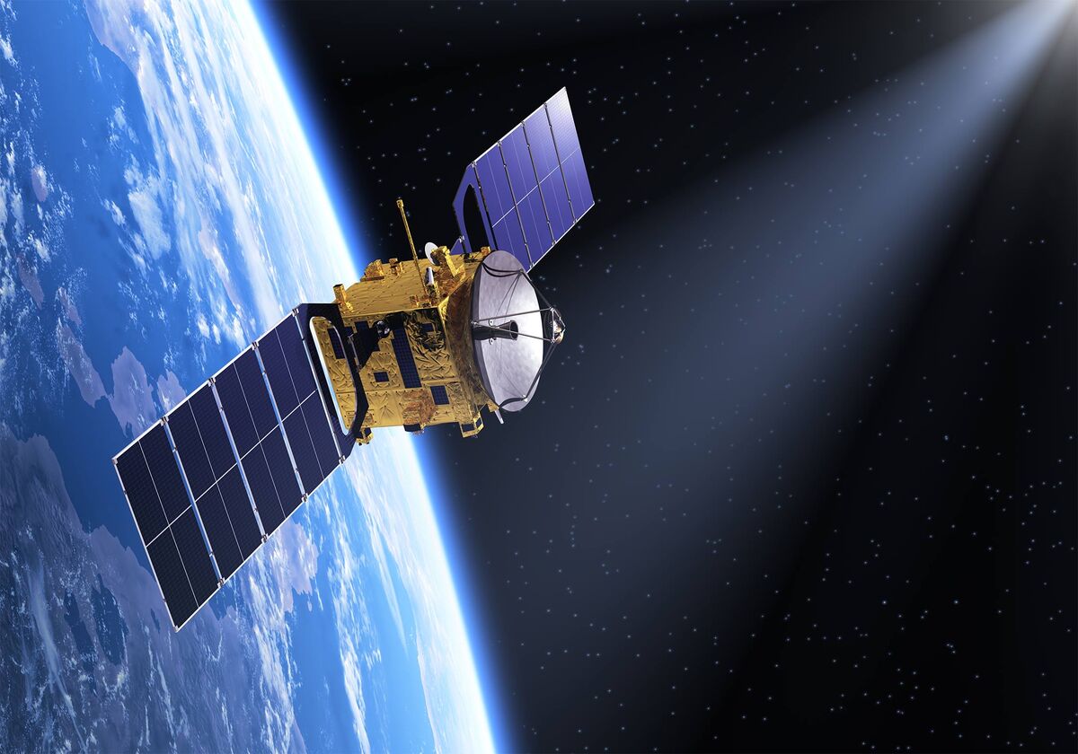 gps satellite in space