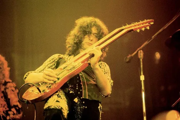Jimmy Page in the mid-1970s