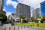 The Reserve Bank of New Zealand (RBNZ) building, center, in Wellington, New Zealand