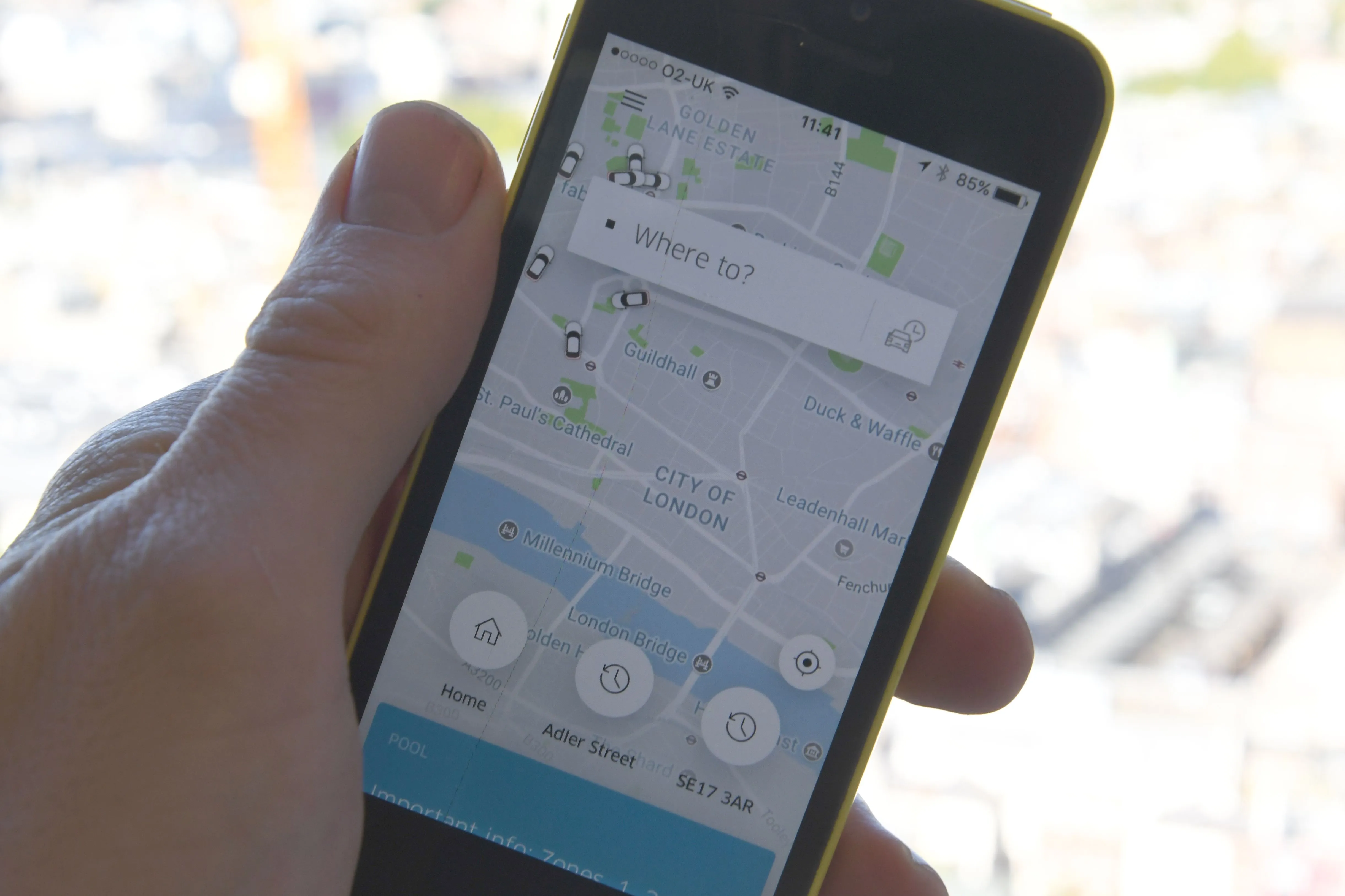 BRITAIN-US-TRANSPORT-TAXI-UBER
