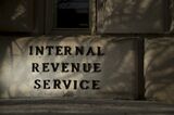 Views Of The IRS Headquarters During Tax Filing Season