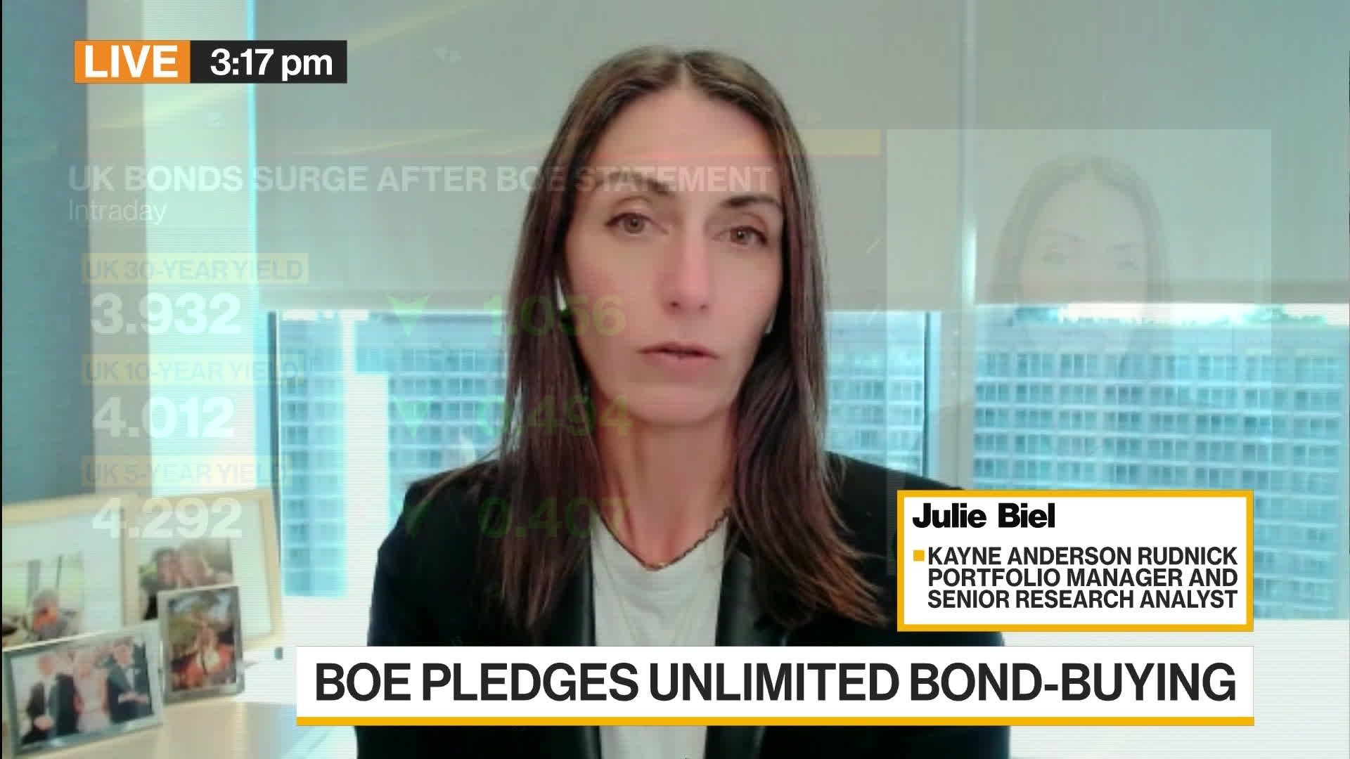 Watch Kayne Anderson Rudnick's Biel on Markets Bloomberg