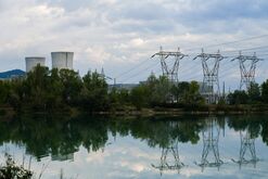 Cooling Towers And Electricity Pylons