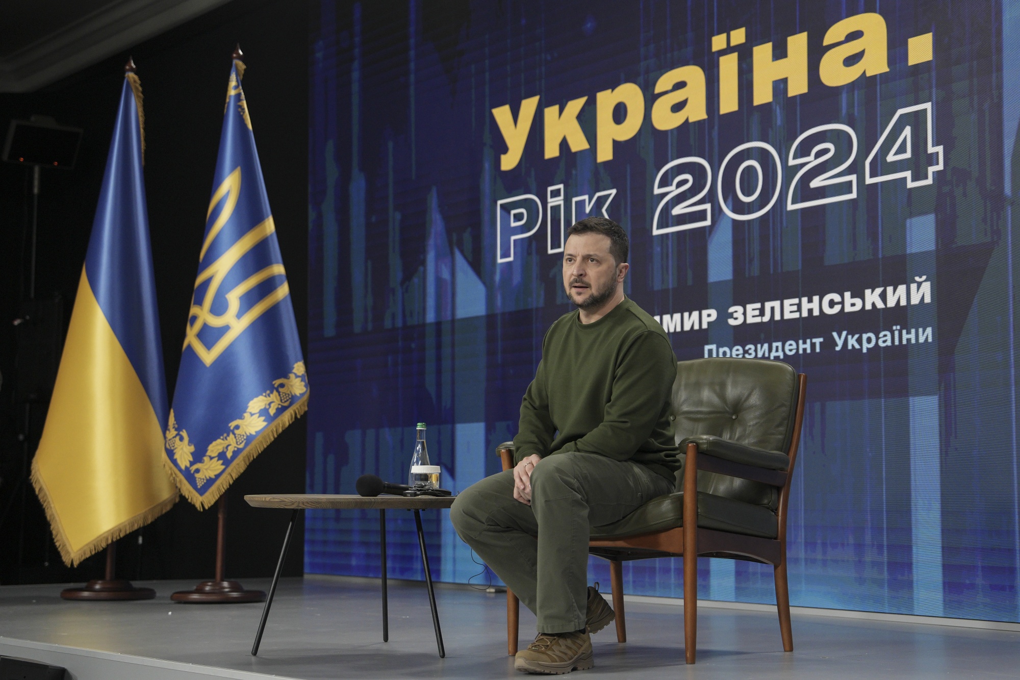 Ukraine's President Volodymyr Zelenskiy Hosts 'Ukraine. Year 2024' Forum