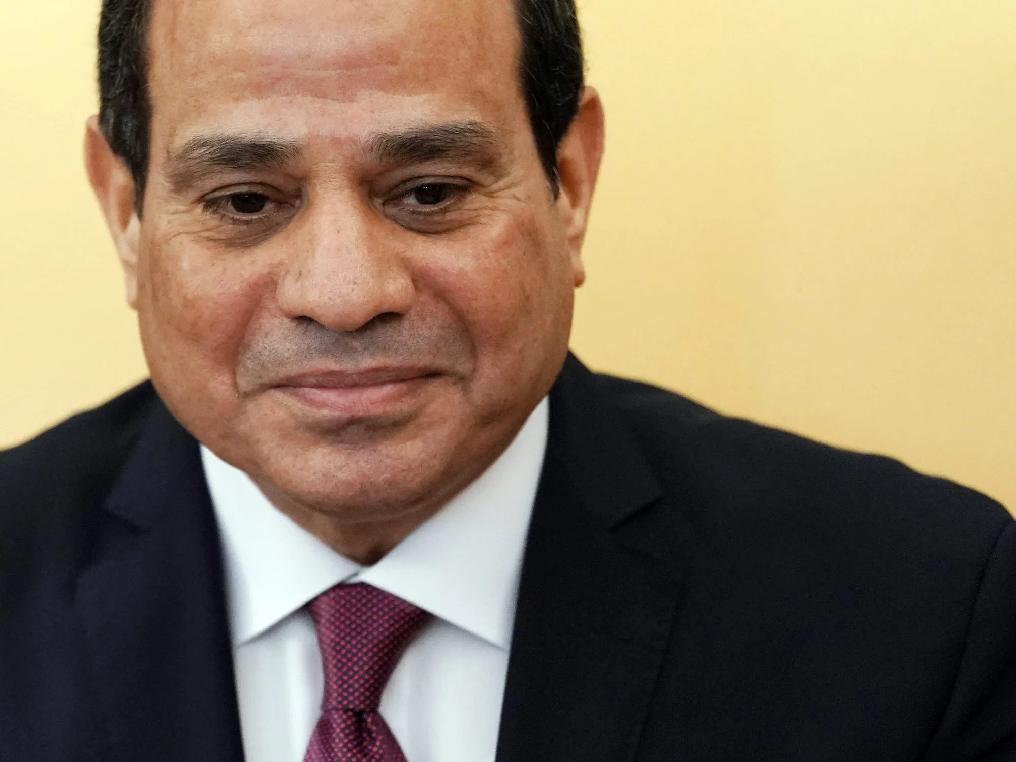 Abdel-Fattah El-Sisi on April 9.