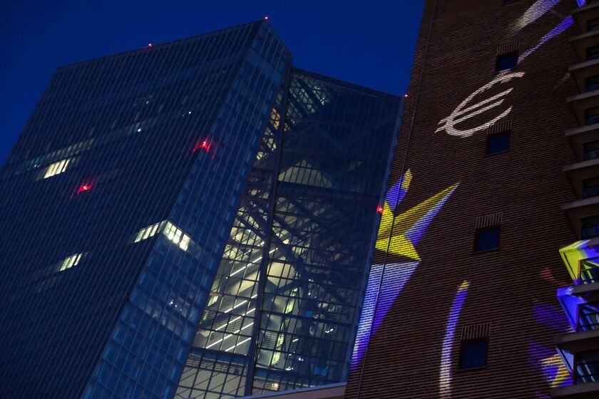 ECB Lights Up to Celebrate 75 Years Since Schuman Declaration