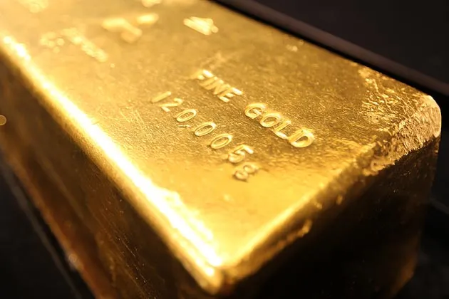 A gold bar at the 2013 Gold Expo in Tokyo