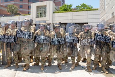 Trump Deploys National Guard To LA Over Newsom's Objections