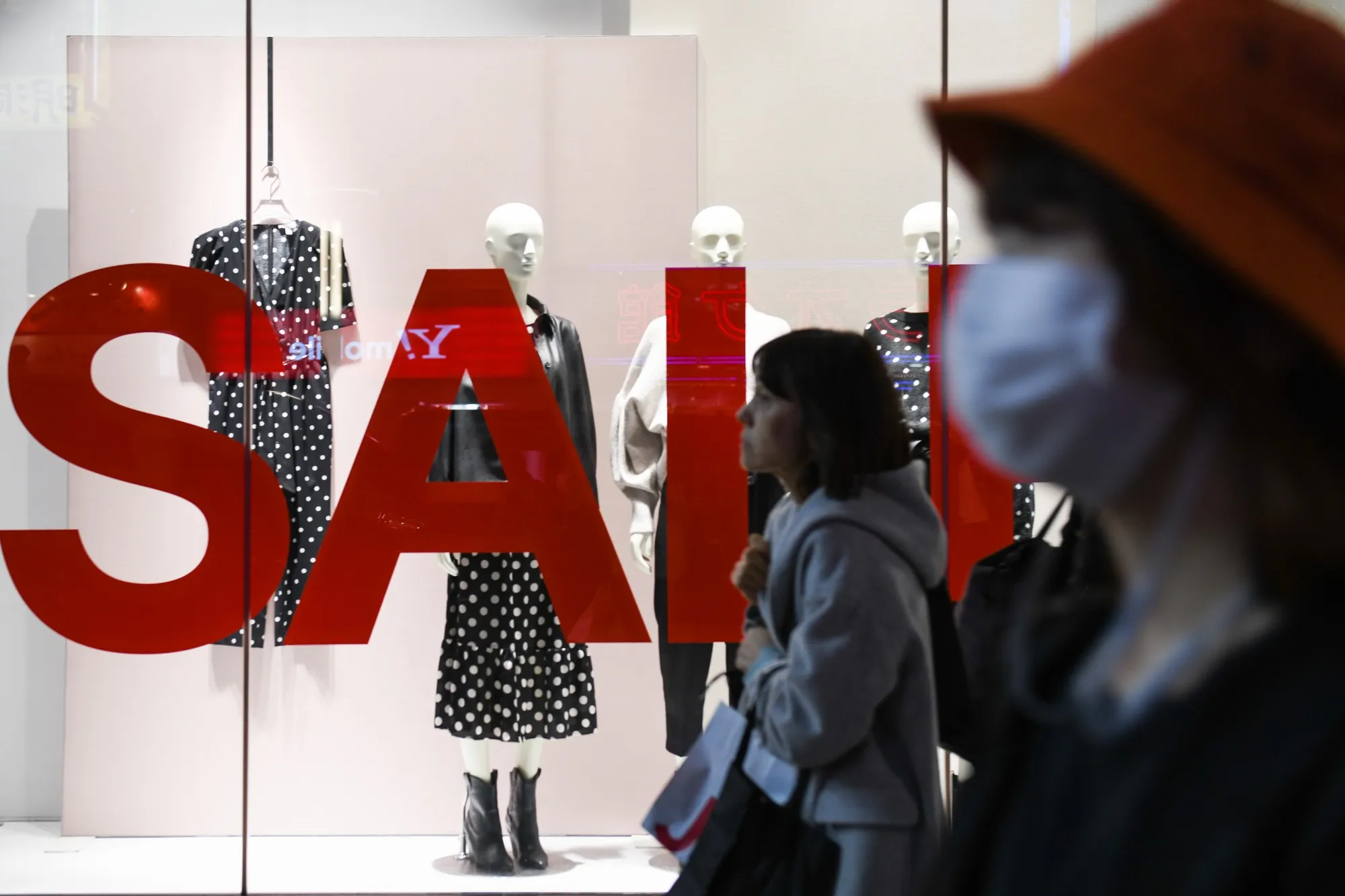 Shoppers in Shibuya As Japan Prices Rise at Fastest Pace Since May