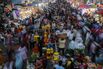 Shoppers at the Dadar market in Mumbai.