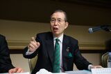 Nidec Corp. CEO Shigenobu Nagamori Attends Earnings Announcement