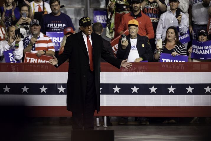 Republican Presidential Nominee Donald Trump Campaigns In Macon, Georgia