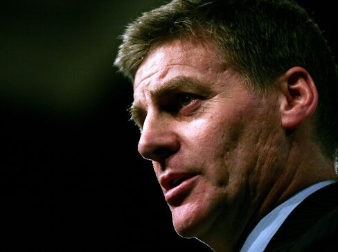 New Zealand's Finance Minister Bill English