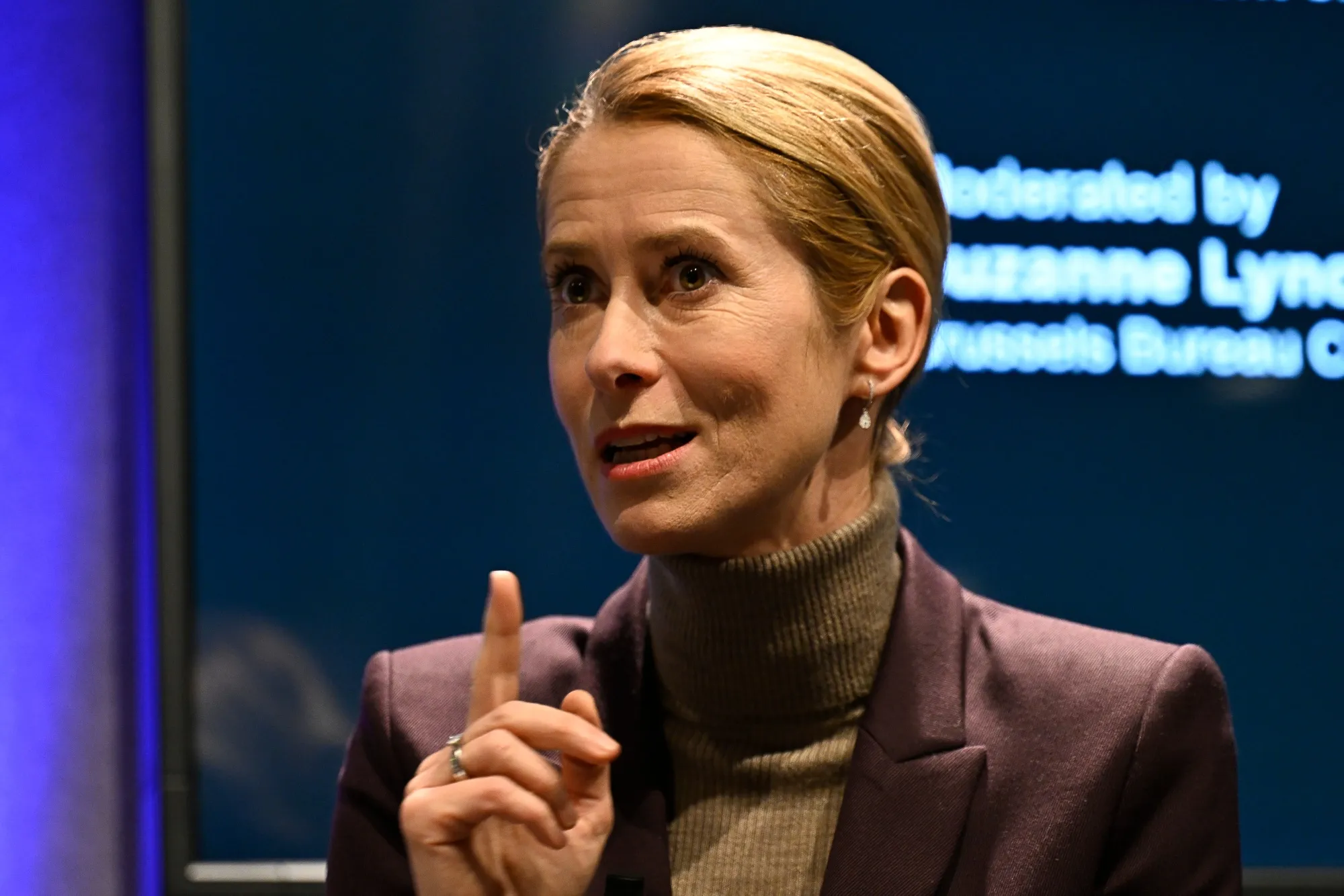 Kaja Kallas, vice president of the European Commission, in Brussels, Belgium, on Tuesday, Nov. 18, 2025