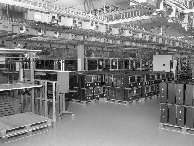 Machines inside the Clear Ballot facility in New Hampshire.