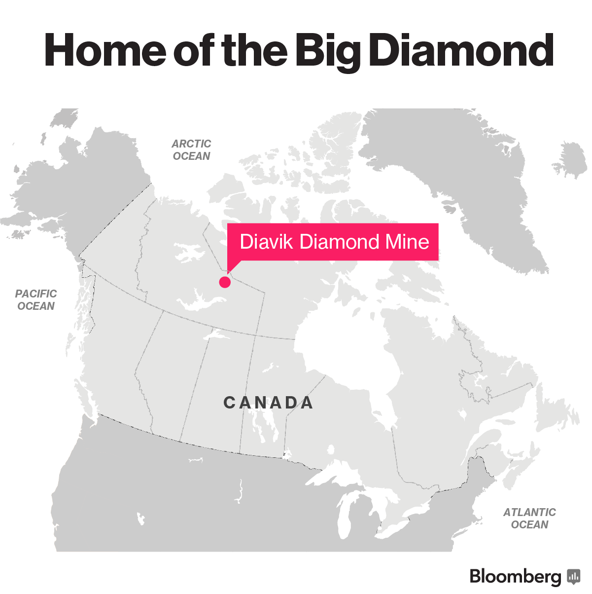 Stars Of The Arctic' Large Rough Diamonds From Diavik To Be