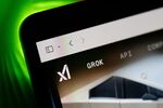 The logos of xAI and Grok. Photographer: Andrey Rudakov/Bloomberg