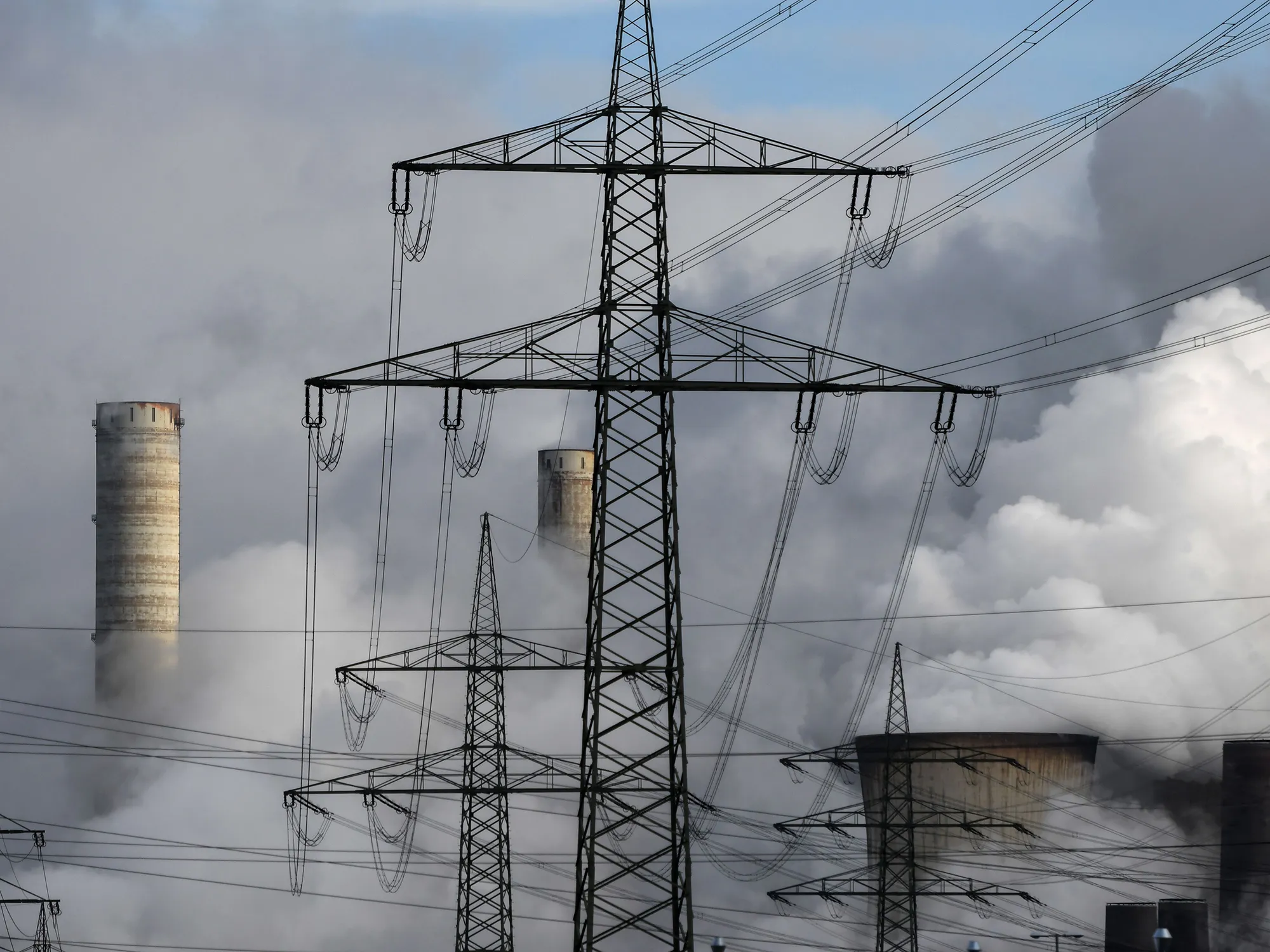A coal-fired power station in&nbsp;Weisweiler, Germany.