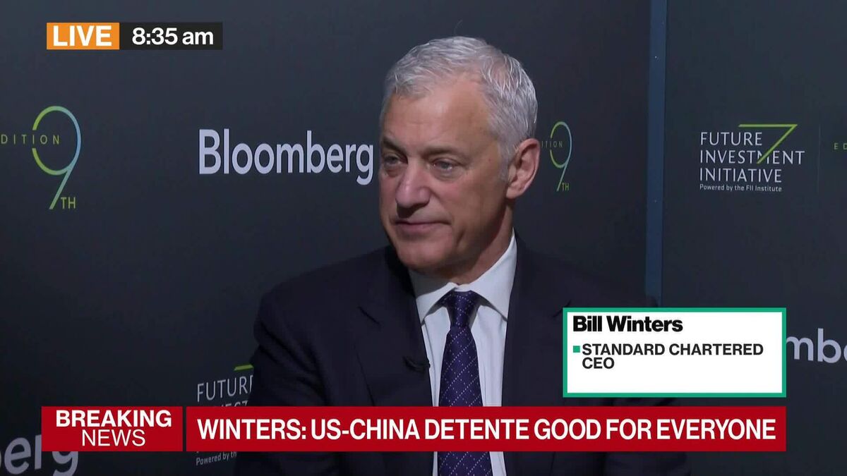 Standard Chartered CEO on US-China Trade, Middle East Business, Bank's Portfolio