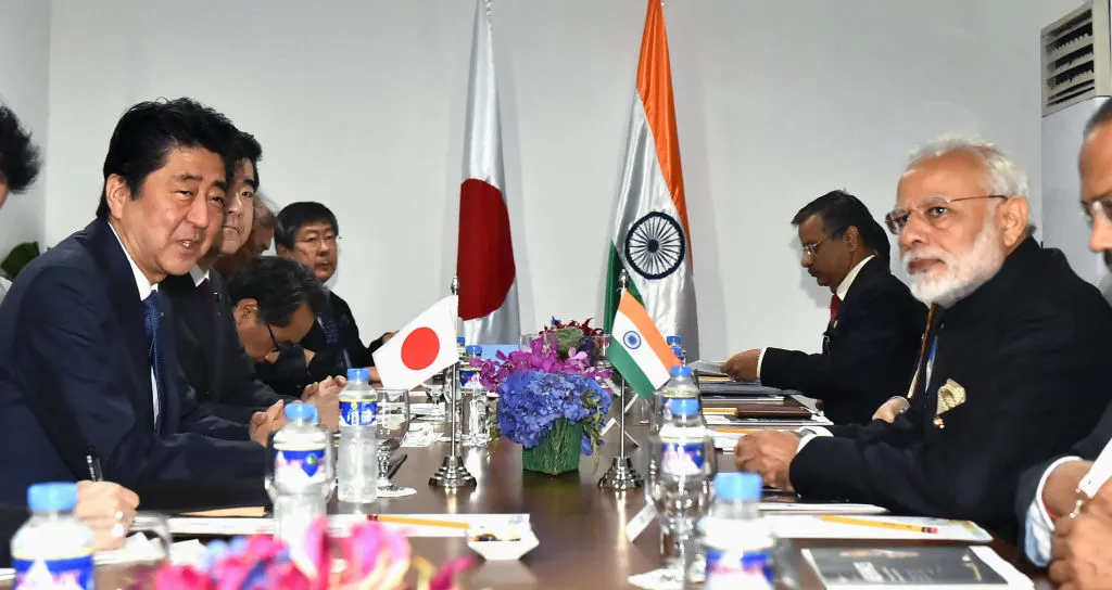 Shinzo Abe and Narendra Modi are deepening ties between Japan and India.