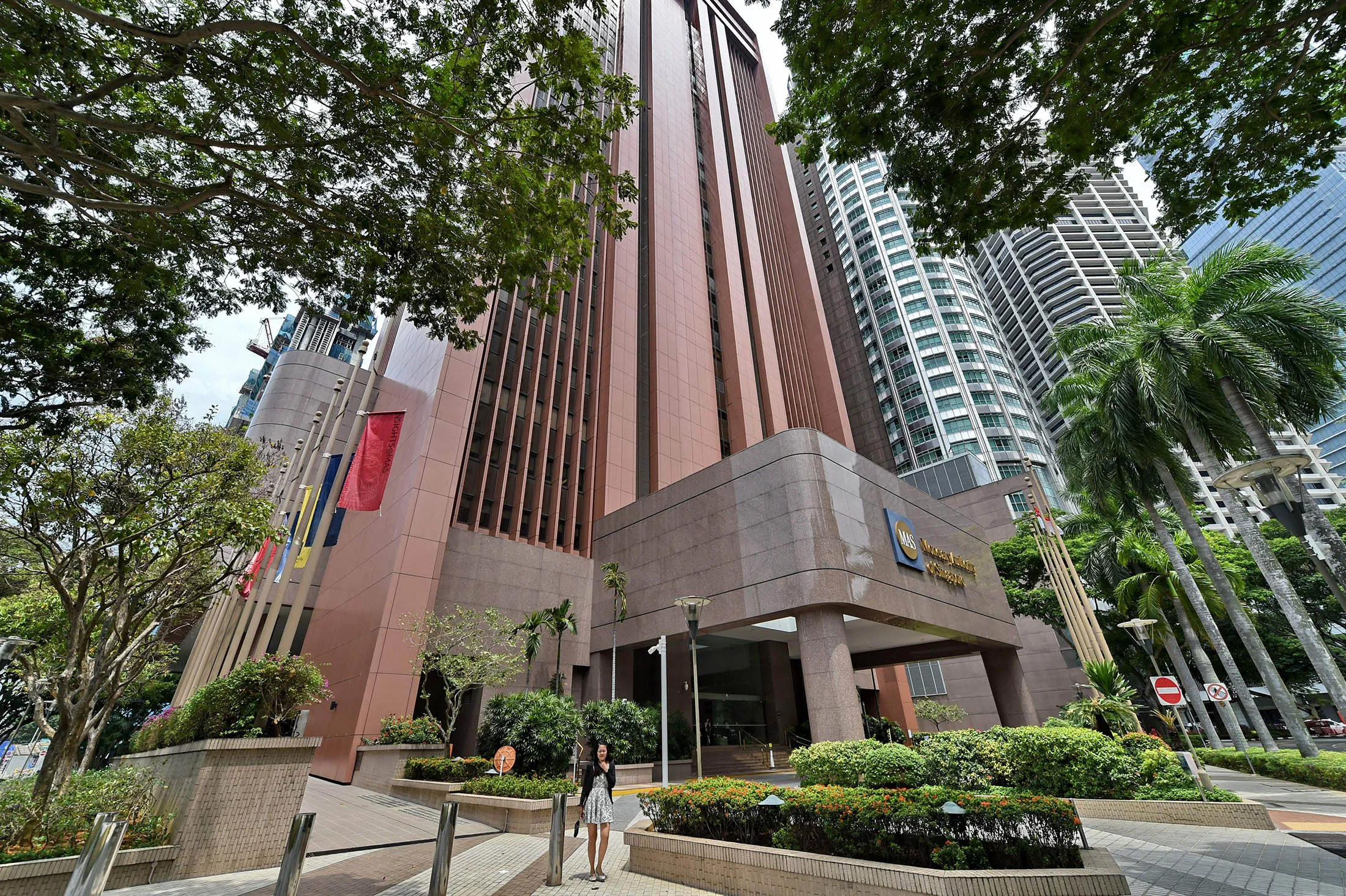 The Monetary Authority of Singapore building.
