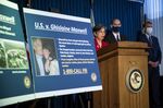 U.S. Attorney for the Southern District of New York Audrey Strauss holds a news conference on July 2.