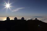 Telescopes at the summit of the Big Island's Mauna Kea in Hawaii.&nbsp;